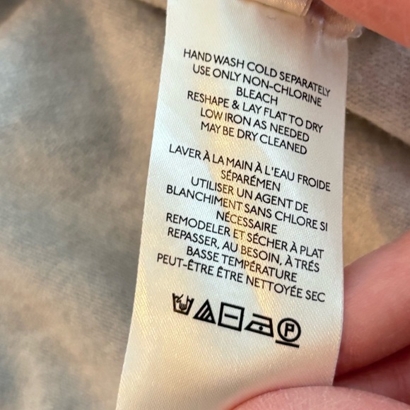 FREE PEOPLE Ottoman Slouchy Tunic Sweater Gray Ice Large - Picture 12 of 13